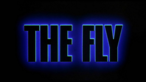 Titelbildschirm vom Film Fliege, Die
