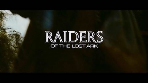 Titelbildschirm vom Film Indiana Jones - Jäger des verlorenen Schatzes
