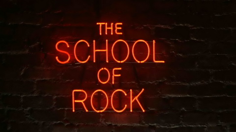 Titelbildschirm vom Film School of Rock