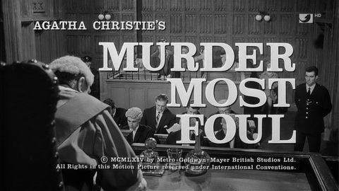 Titelbildschirm vom Film Miss Marple - Vier Frauen und ein Mord