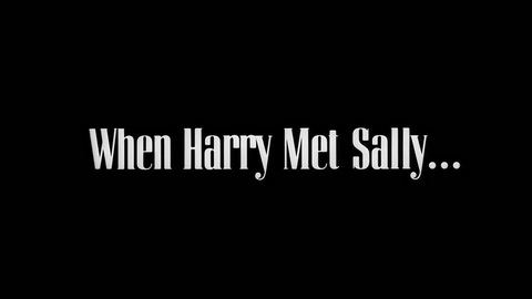 Titelbildschirm vom Film Harry und Sally