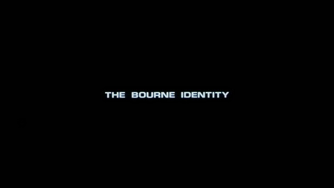 Titelbildschirm vom Film Bourne Identität, Die