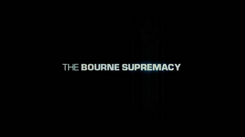 Titelbildschirm vom Film Bourne Verschwörung, Die