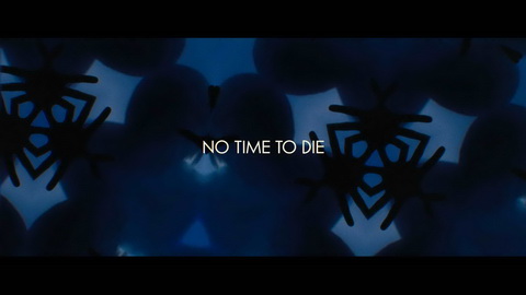 Titelbildschirm vom Film James Bond - Keine Zeit zu sterben