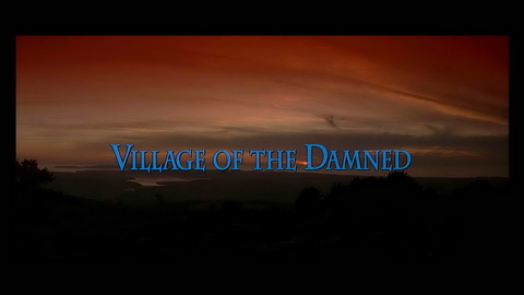 Titelbildschirm vom Film Dorf der Verdammten, Das