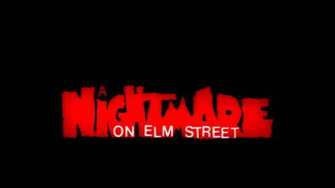Titelbildschirm vom Film Nightmare on Elm-Street