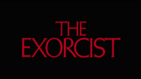 Titelbildschirm vom Film Exorzist, Der