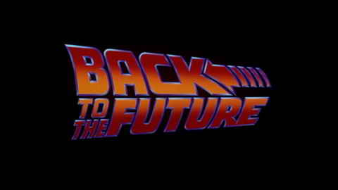 Titelbildschirm vom Film Zurück in die Zukunft