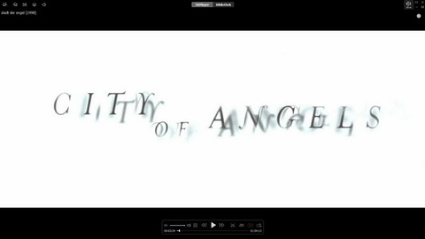 Titelbildschirm vom Film Stadt der Engel