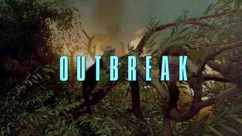 Titelbildschirm vom Film Outbreak - Lautlose Killer