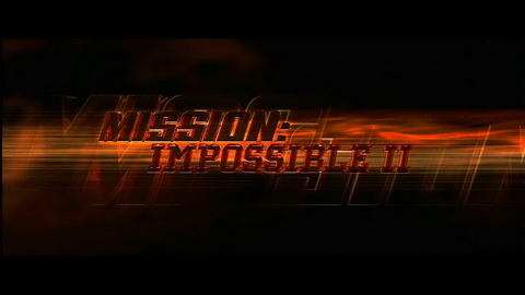 Titelbildschirm vom Film Mission: Impossible II