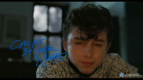 Titelbildschirm vom Film Call Me by Your Name