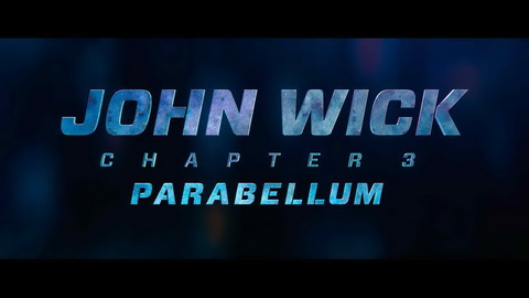 Titelbildschirm vom Film John Wick: Kapitel 3