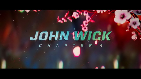 Titelbildschirm vom Film John Wick: Kapitel 4