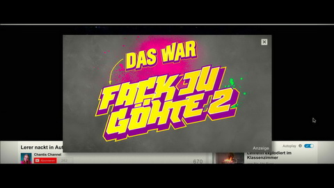 Titelbildschirm vom Film Fack ju Göhte 2