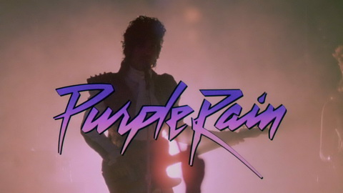 Titelbildschirm vom Film Purple Rain