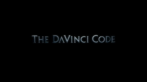 Titelbildschirm vom Film Da Vinci Code – Sakrileg