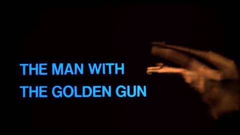 Titelbildschirm vom Film James Bond - Der Mann mit dem goldenen Colt