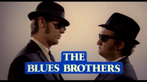 Titelbildschirm vom Film Blues Brothers