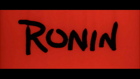 Titelbildschirm vom Film Ronin