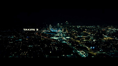 Titelbildschirm vom Film 96 Hours – Taken 3