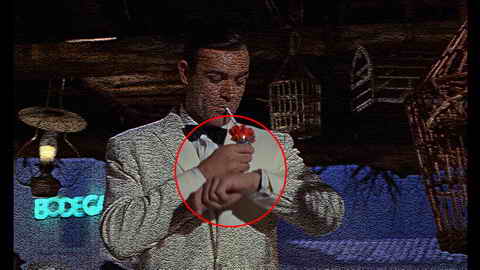 Fehlerbild [01] zum Film 'James Bond - Goldfinger'