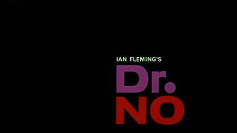 Titelbildschirm vom Film James Bond - James Bond Jagt Dr. No