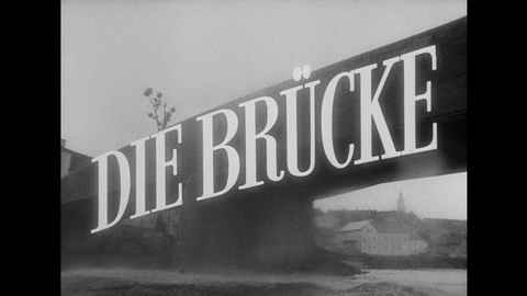 Titelbildschirm vom Film Brücke, Die