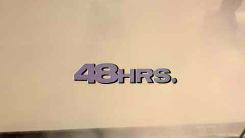 Titelbildschirm vom Film Nur 48 Stunden